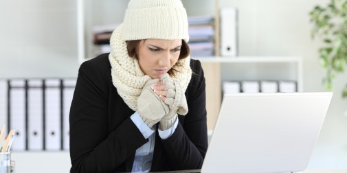 Could Your Freezing Cold Office Be Affecting  Employee Productivity?